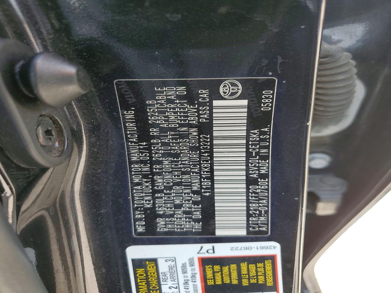 Toyota Camry Se
