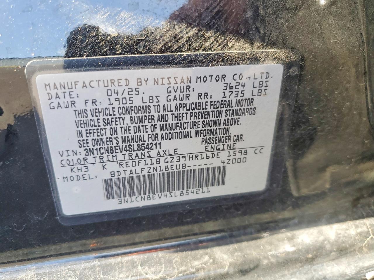 Nissan Versa Sv