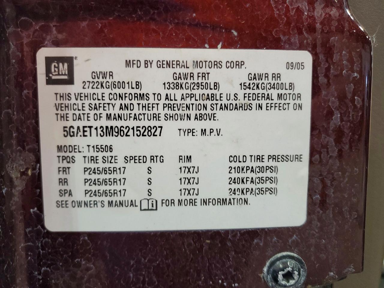 Buick Rainier Cxl
