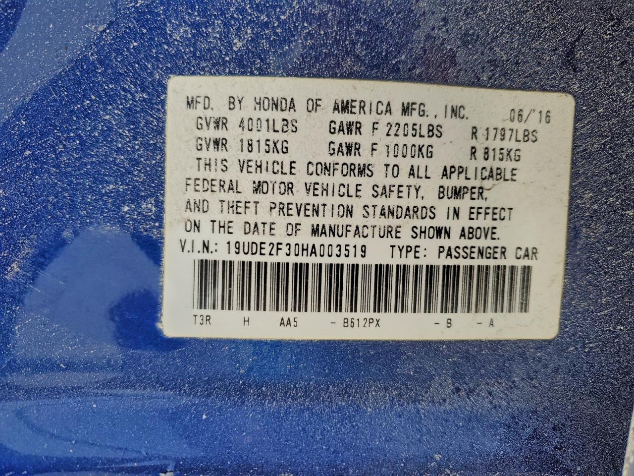 Acura ILX Base Watch Plus