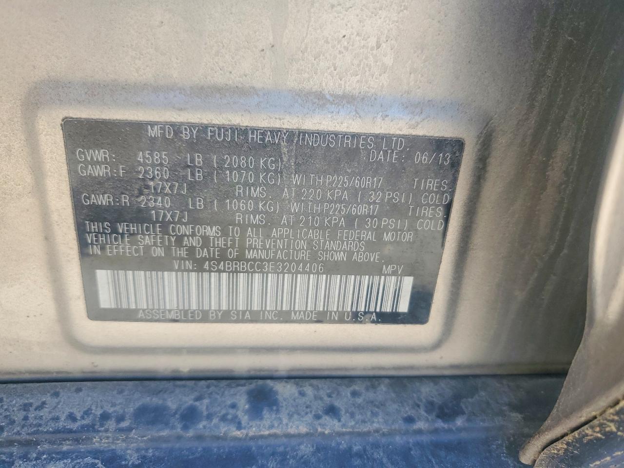 Subaru Outback 2.5i Premium