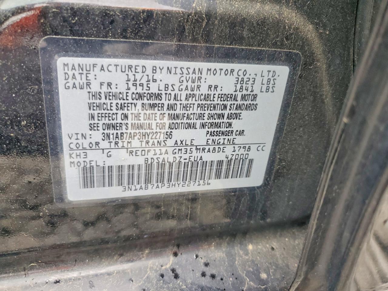 Nissan Sentra Sv