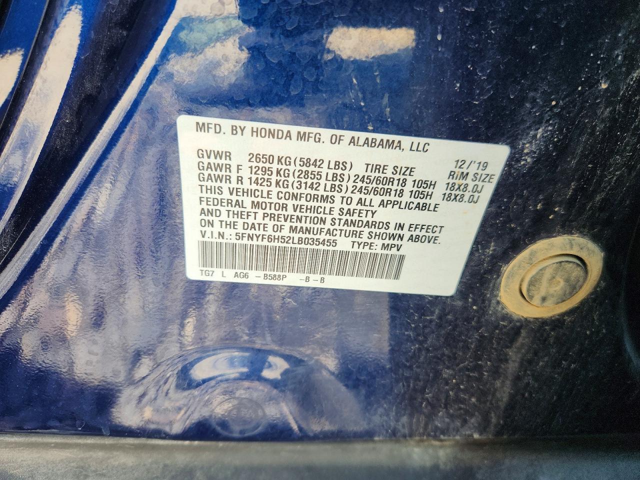 Honda Pilot Exl