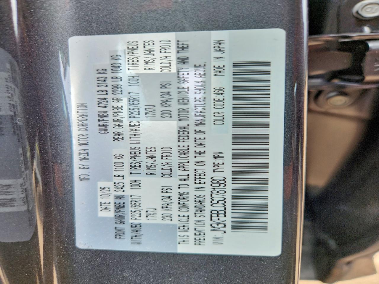 Mazda Cx Select