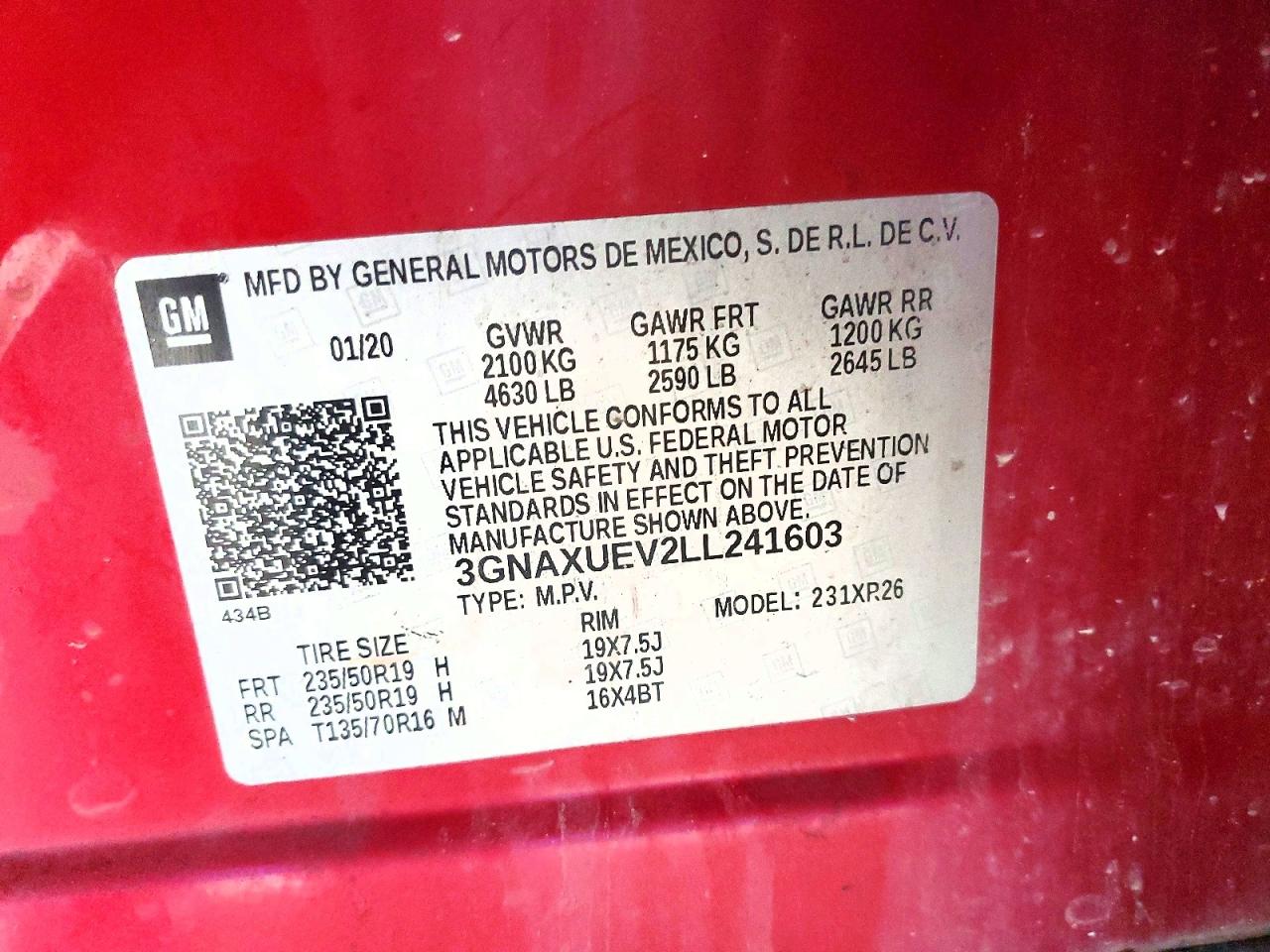 Chevrolet Equinox Lt