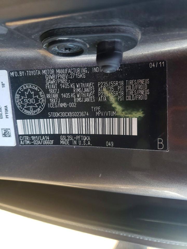 Toyota Sienna Xle 7-passenger