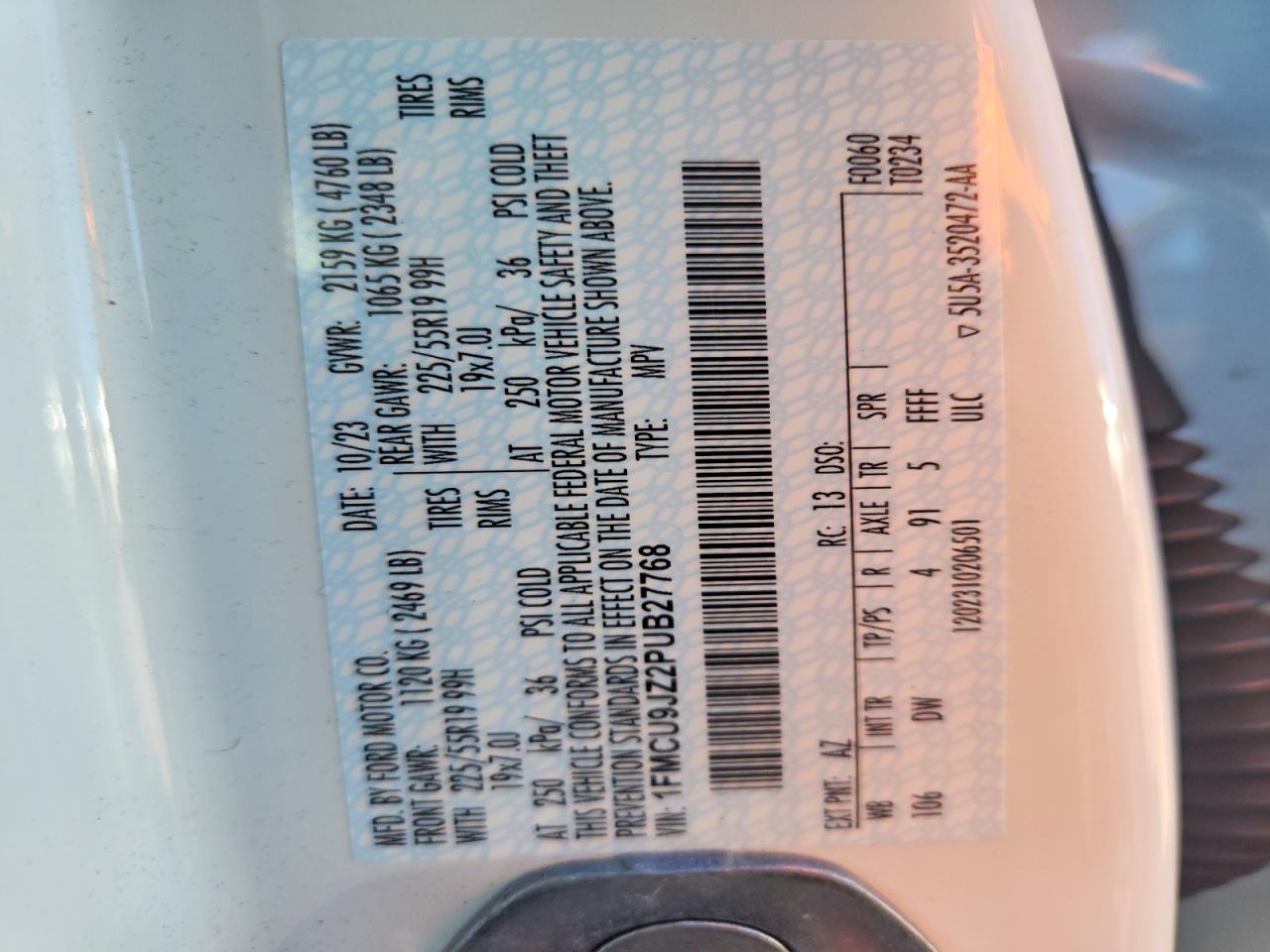Ford Escape Platinum