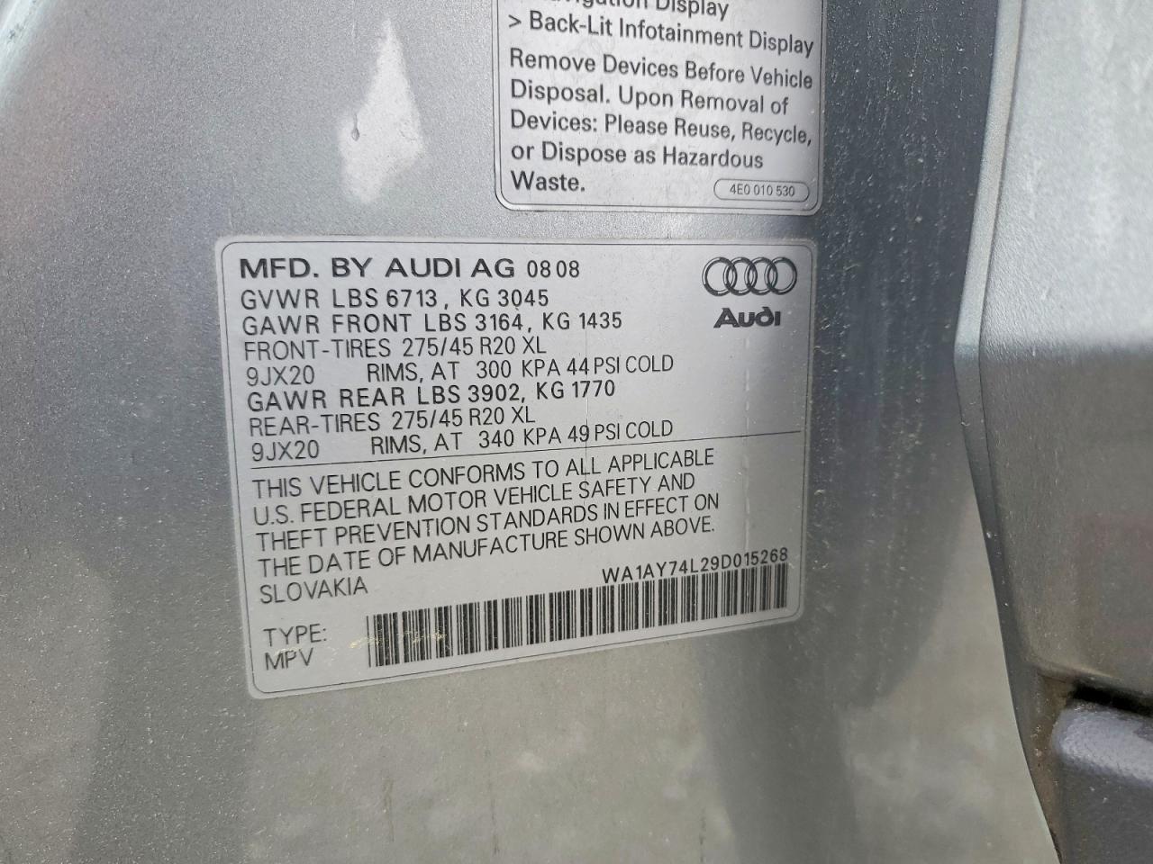 Audi Q7 3.6 Quattro