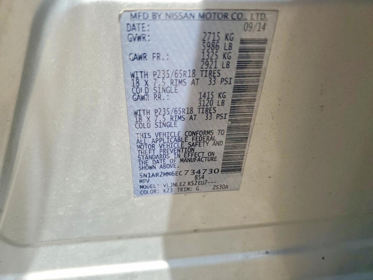 Nissan Pathfinder Sv