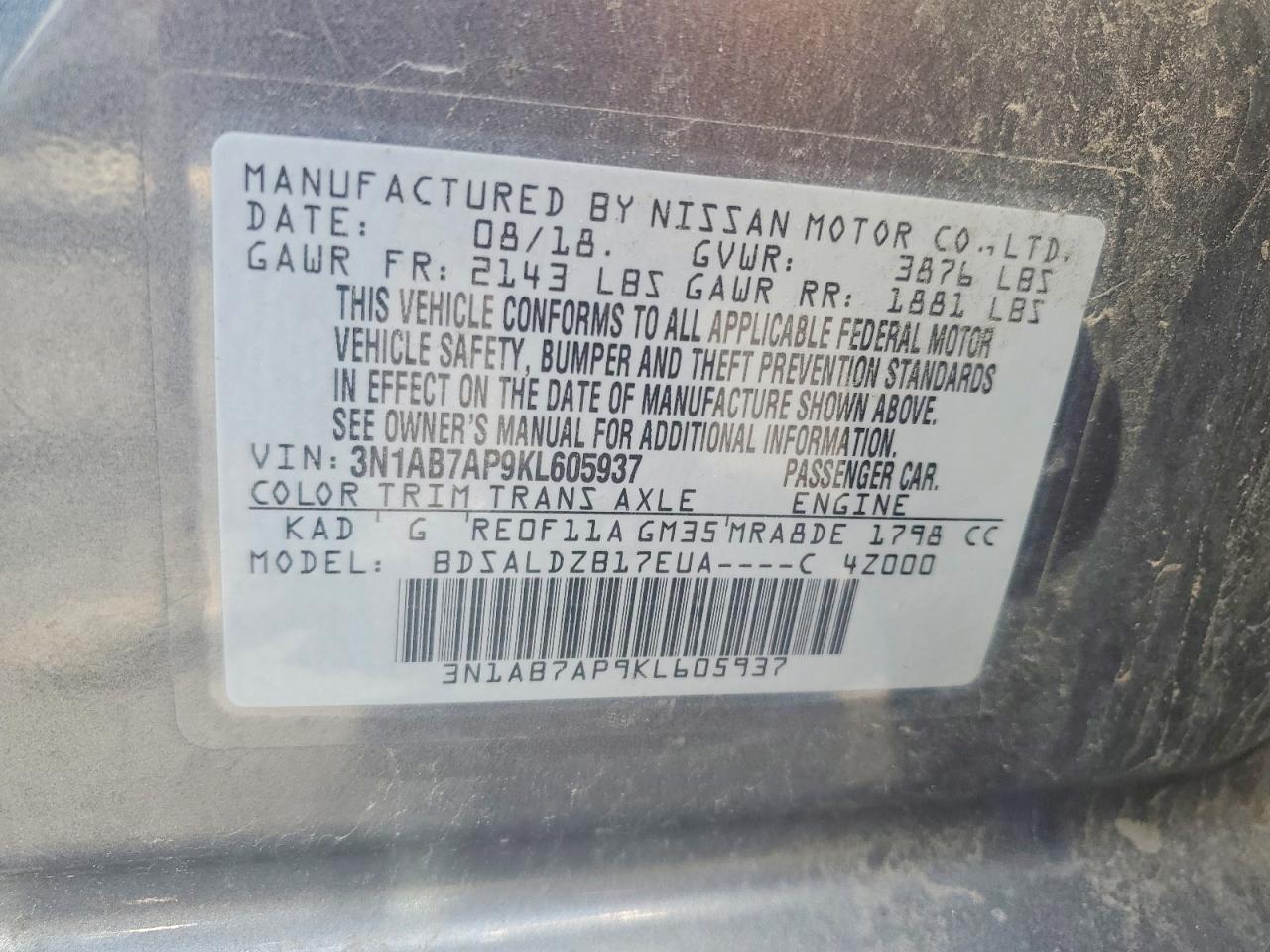Nissan Sentra Sv