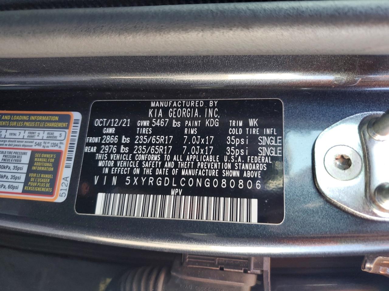 Kia Sorento Lx