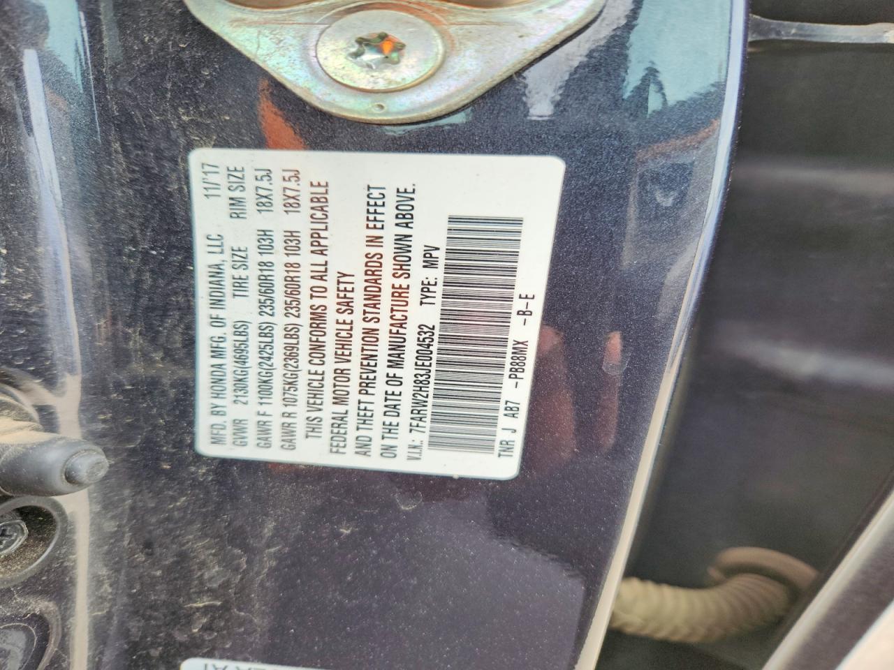 Honda Crv Exl
