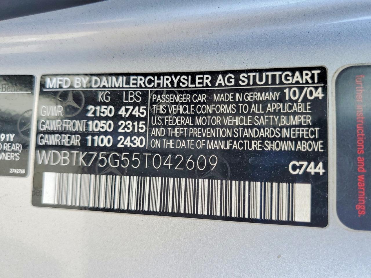Mercedes-Benz Clk-class 500