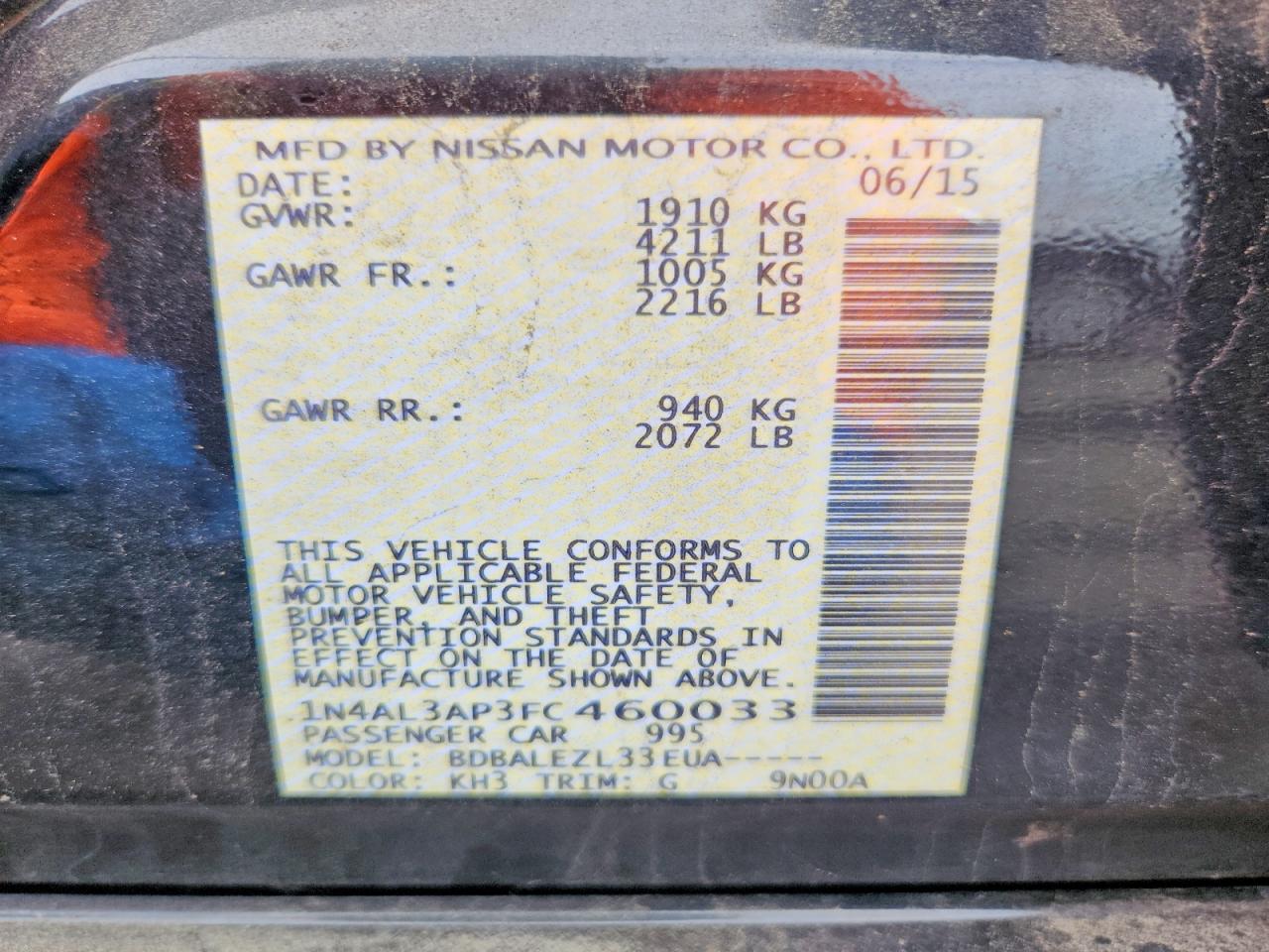 Nissan Altima 2.5 S
