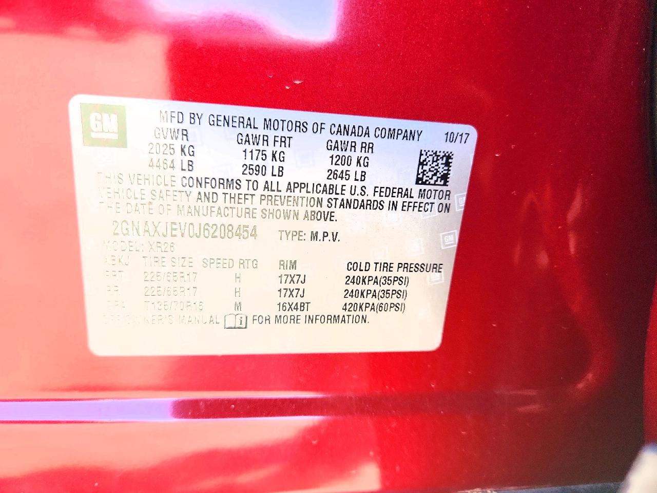 Chevrolet Equinox Lt