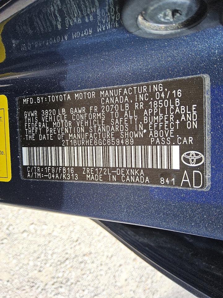 Toyota Corolla Le