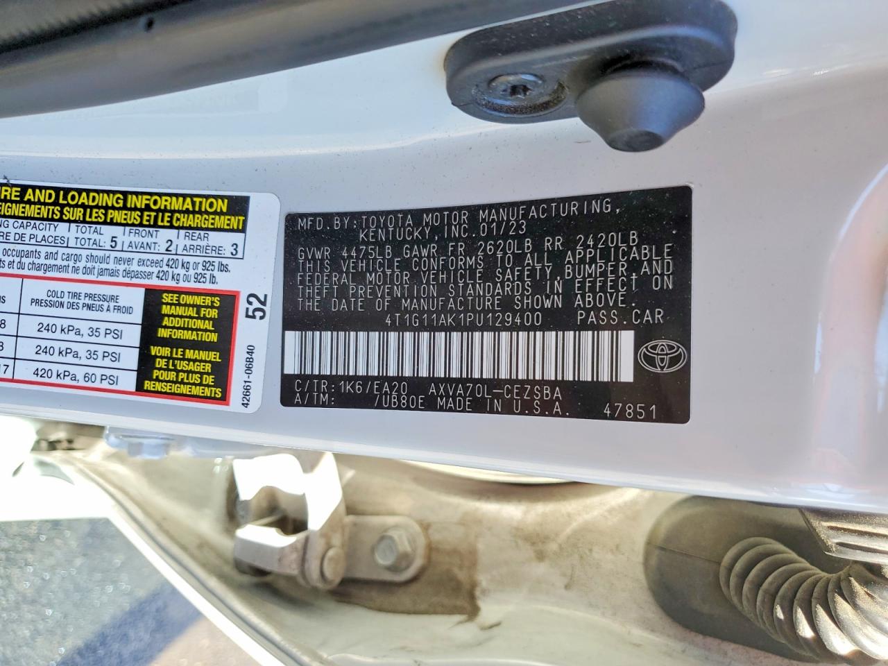 Toyota Camry Se