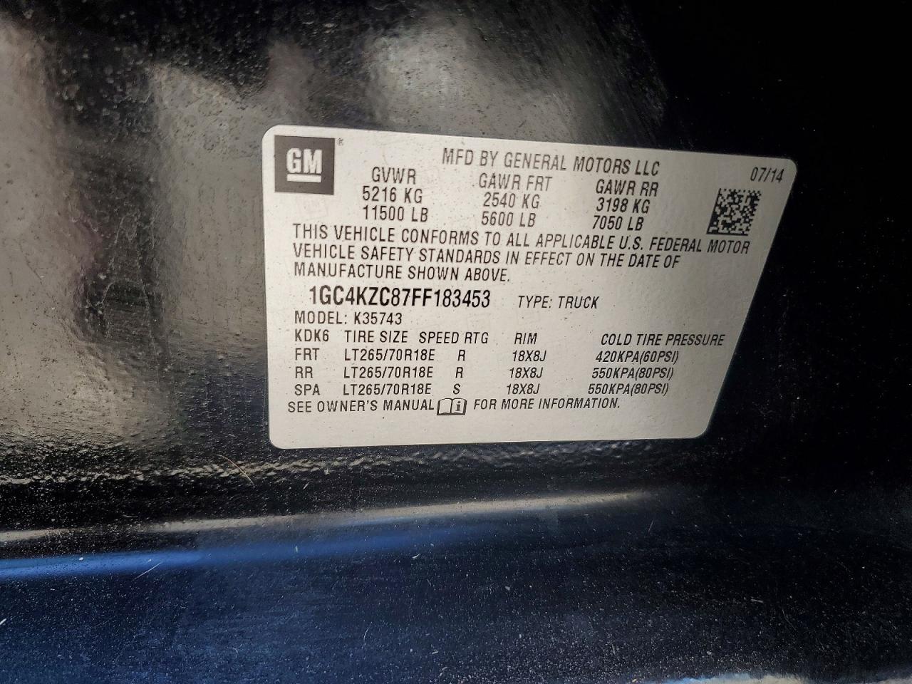 Chevrolet Silverado K3500 Lt