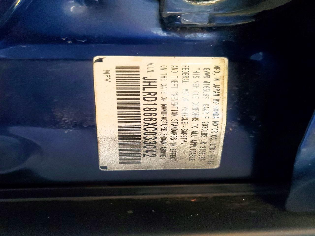 Honda Crv Ex