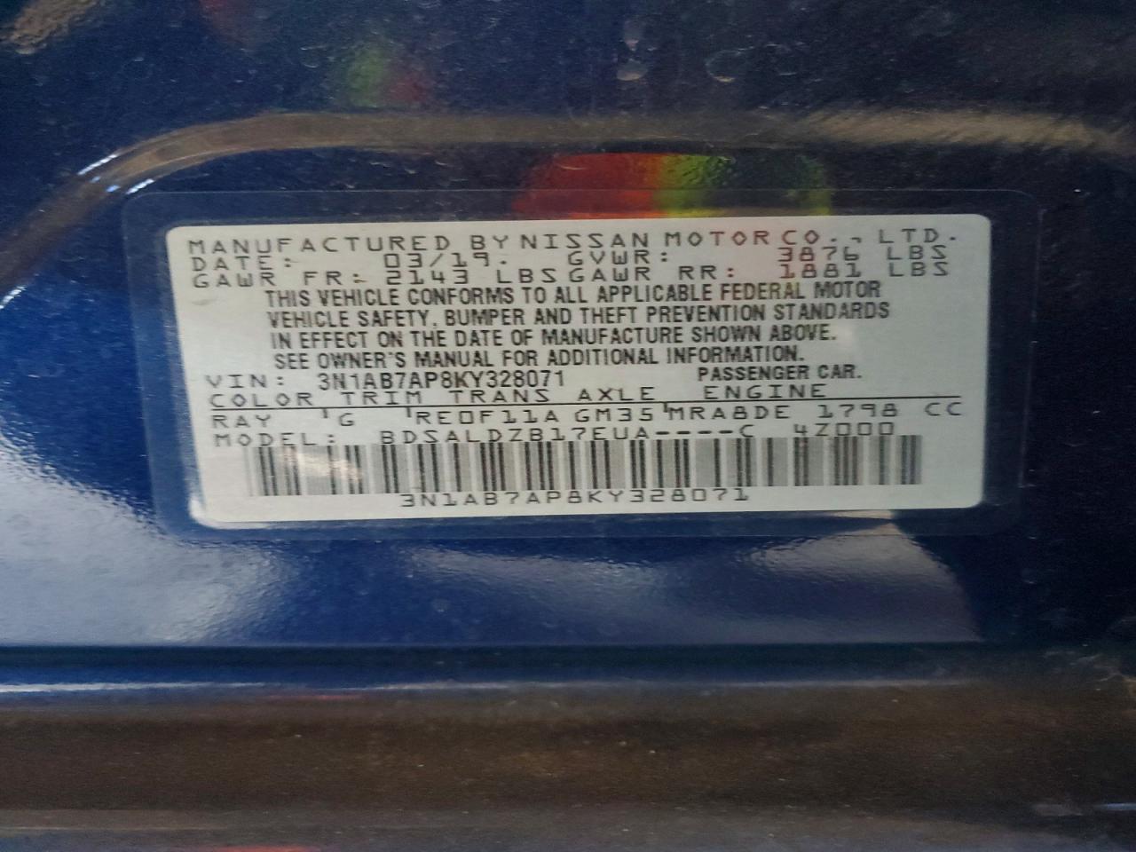 Nissan Sentra Sv