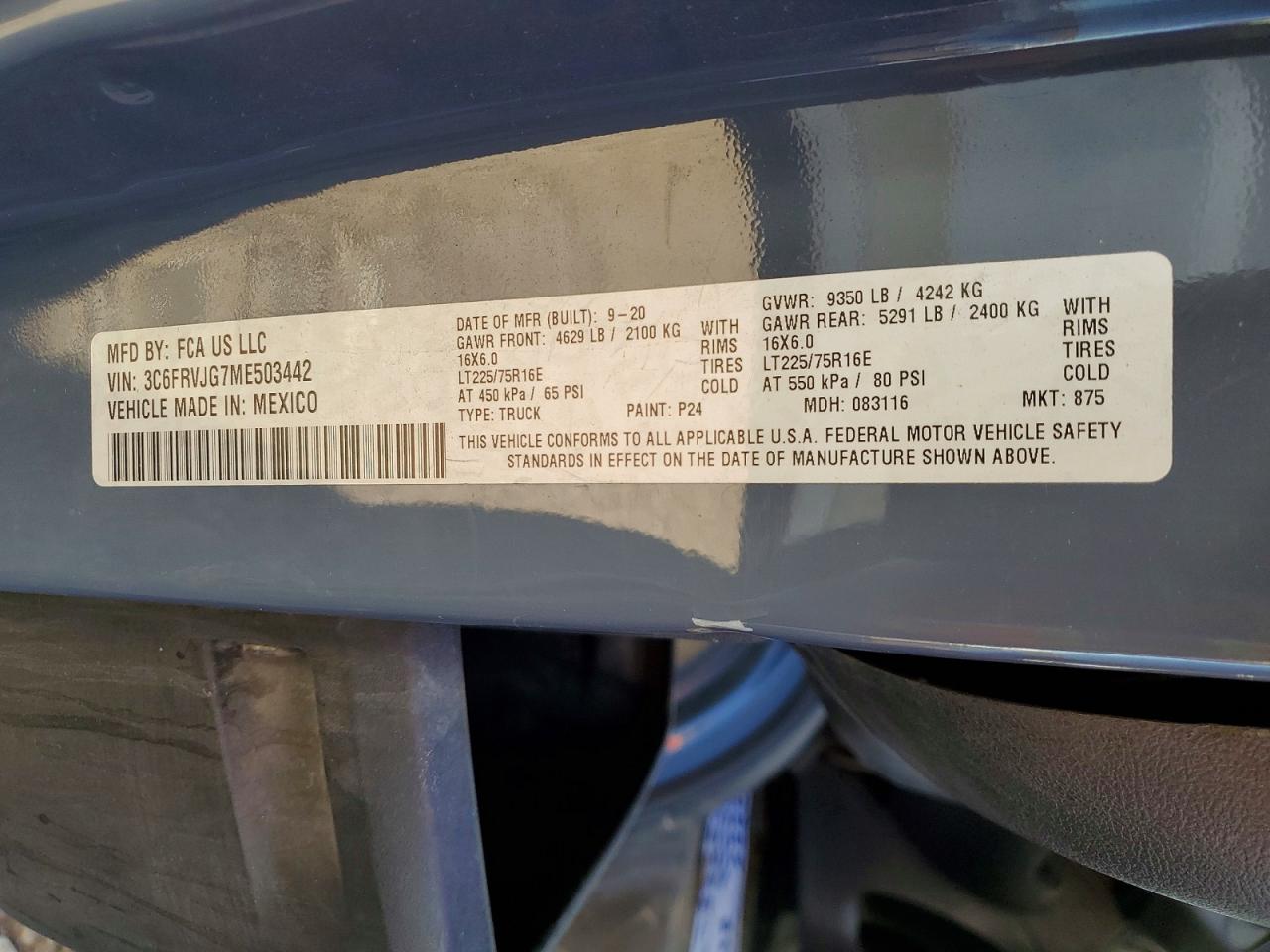 Ram Promaster 3500 Standard