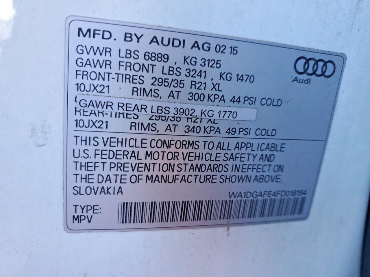 Audi Q7 Prestige