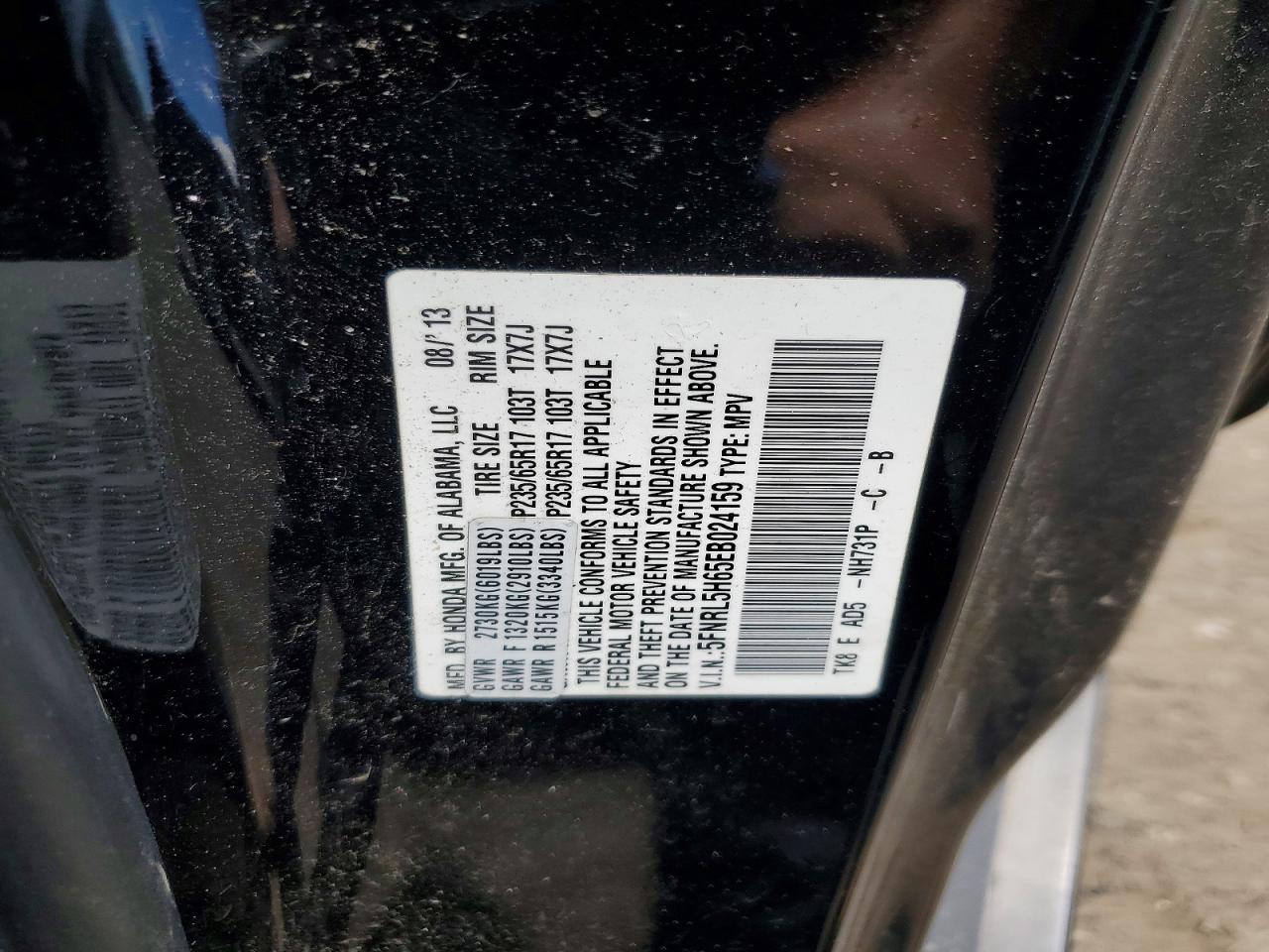 Honda Odyssey Exl