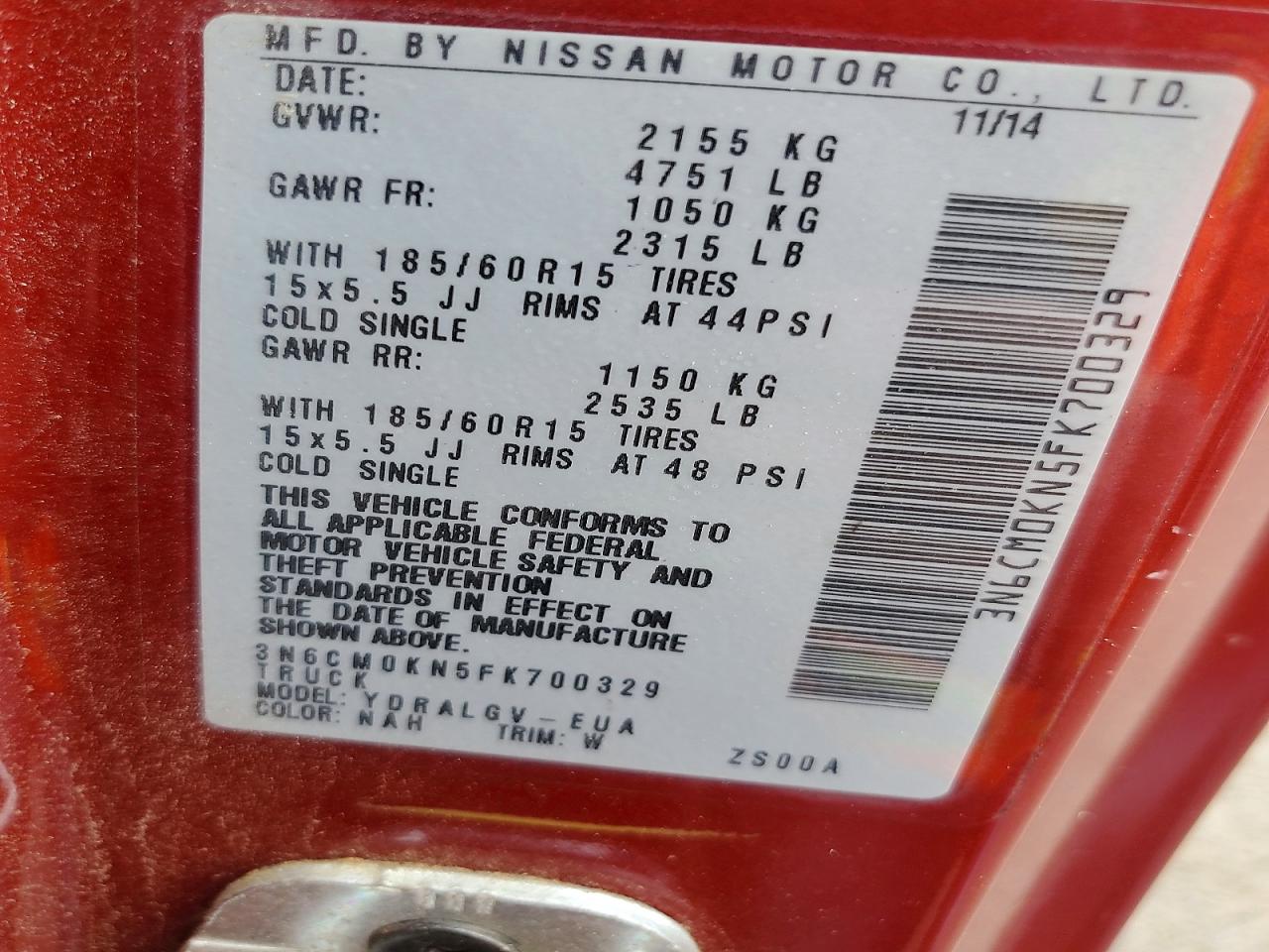 Nissan Nv Sv