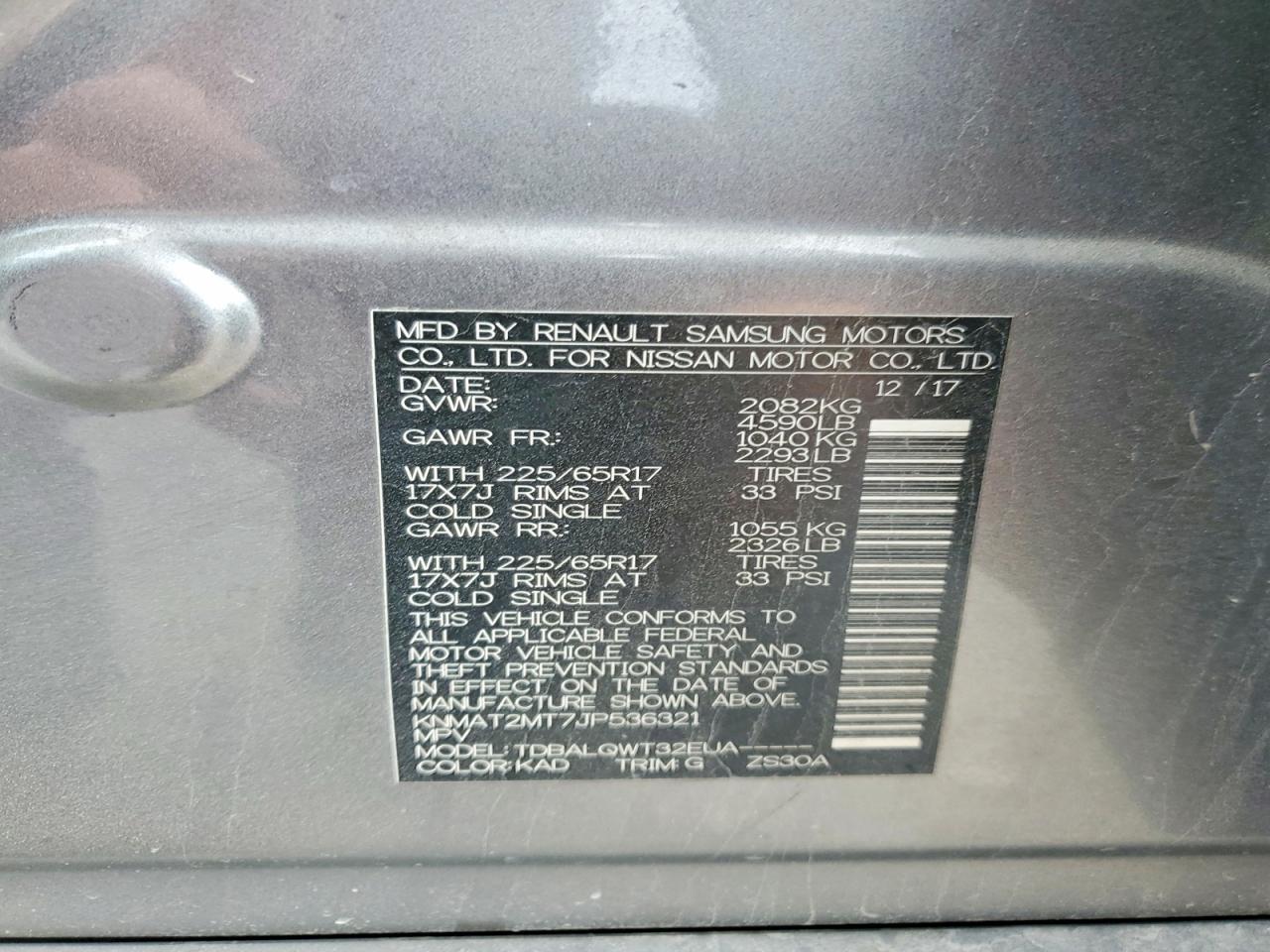 Nissan Rogue Sv