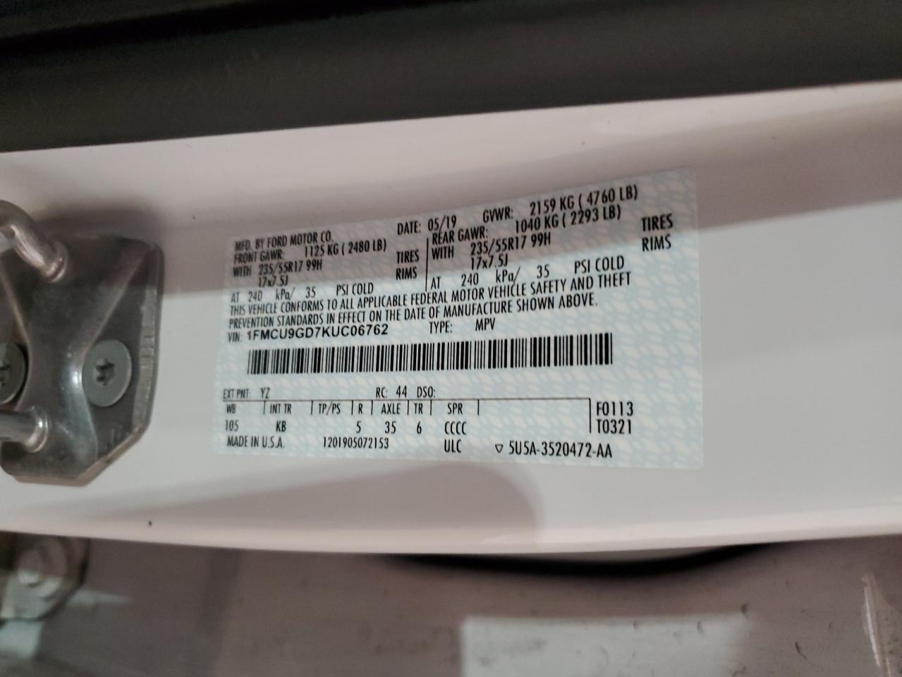 Ford Escape Se