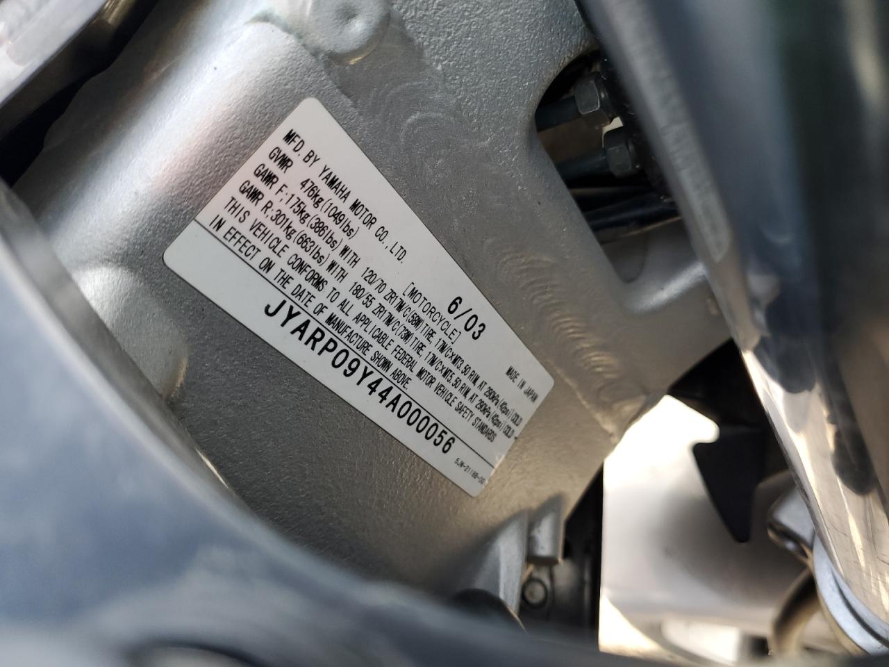 Yamaha Fjr1300 Ac