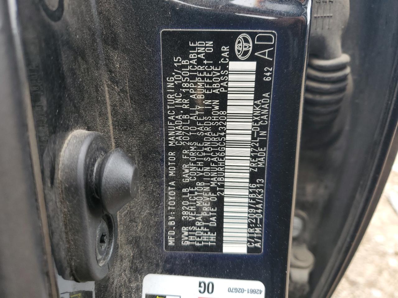 Toyota Corolla Le Plus