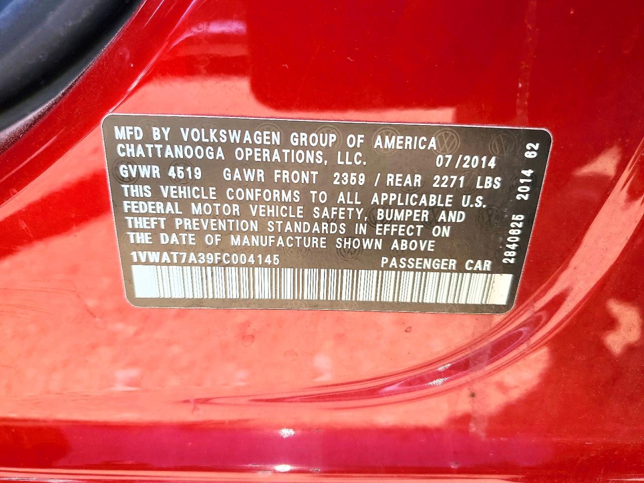 Volkswagen Passat S