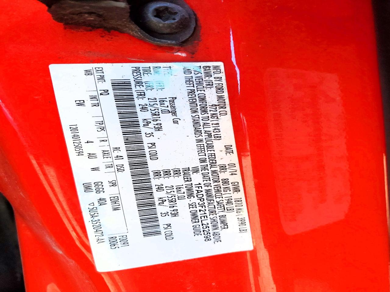 Ford Focus Se