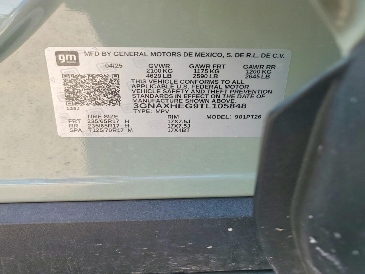 Chevrolet Equinox Lt