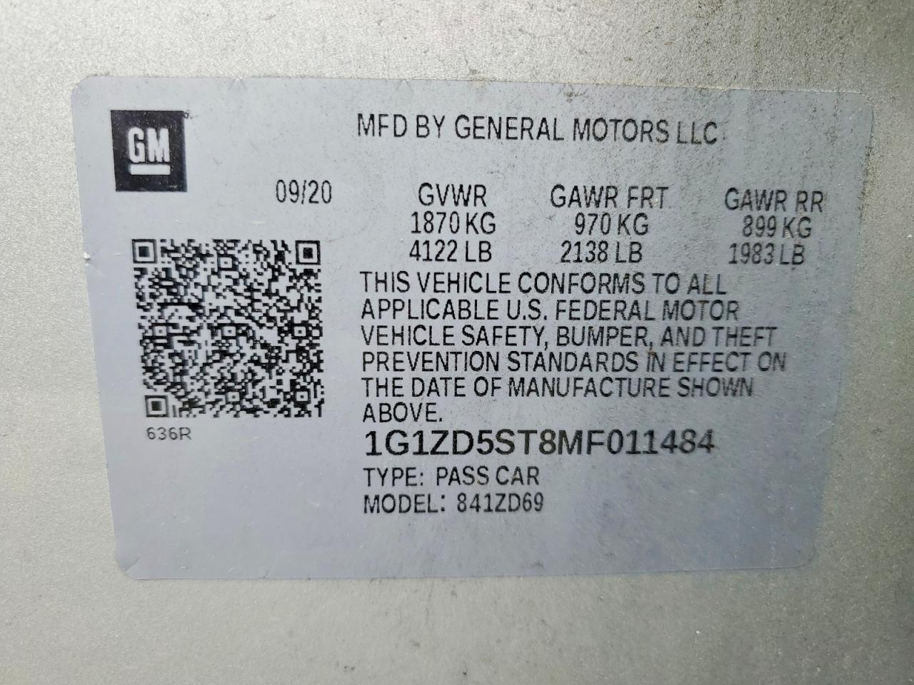 Chevrolet Malibu Lt