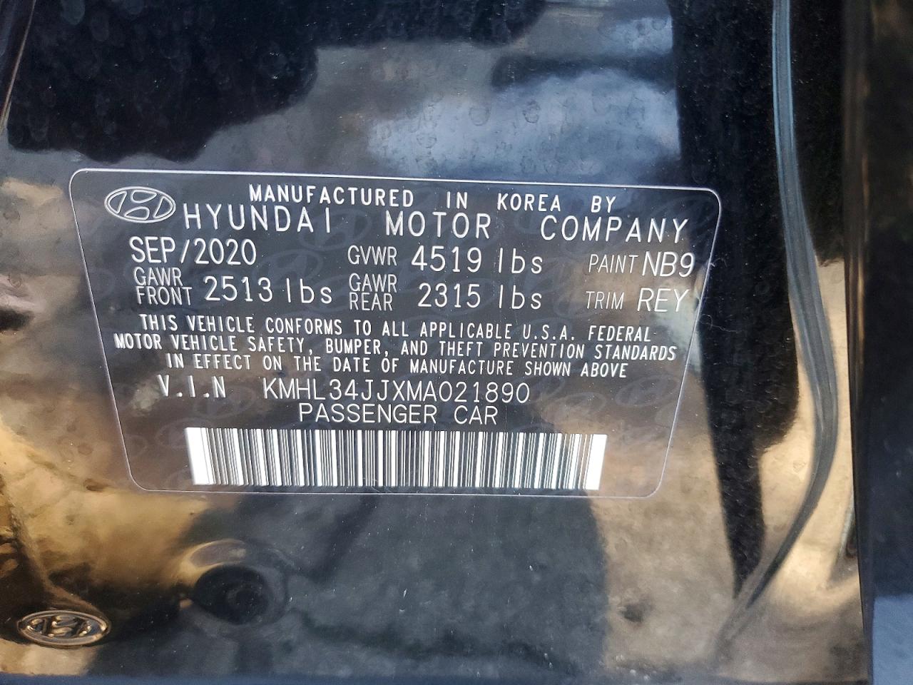 Hyundai SONATA Sel