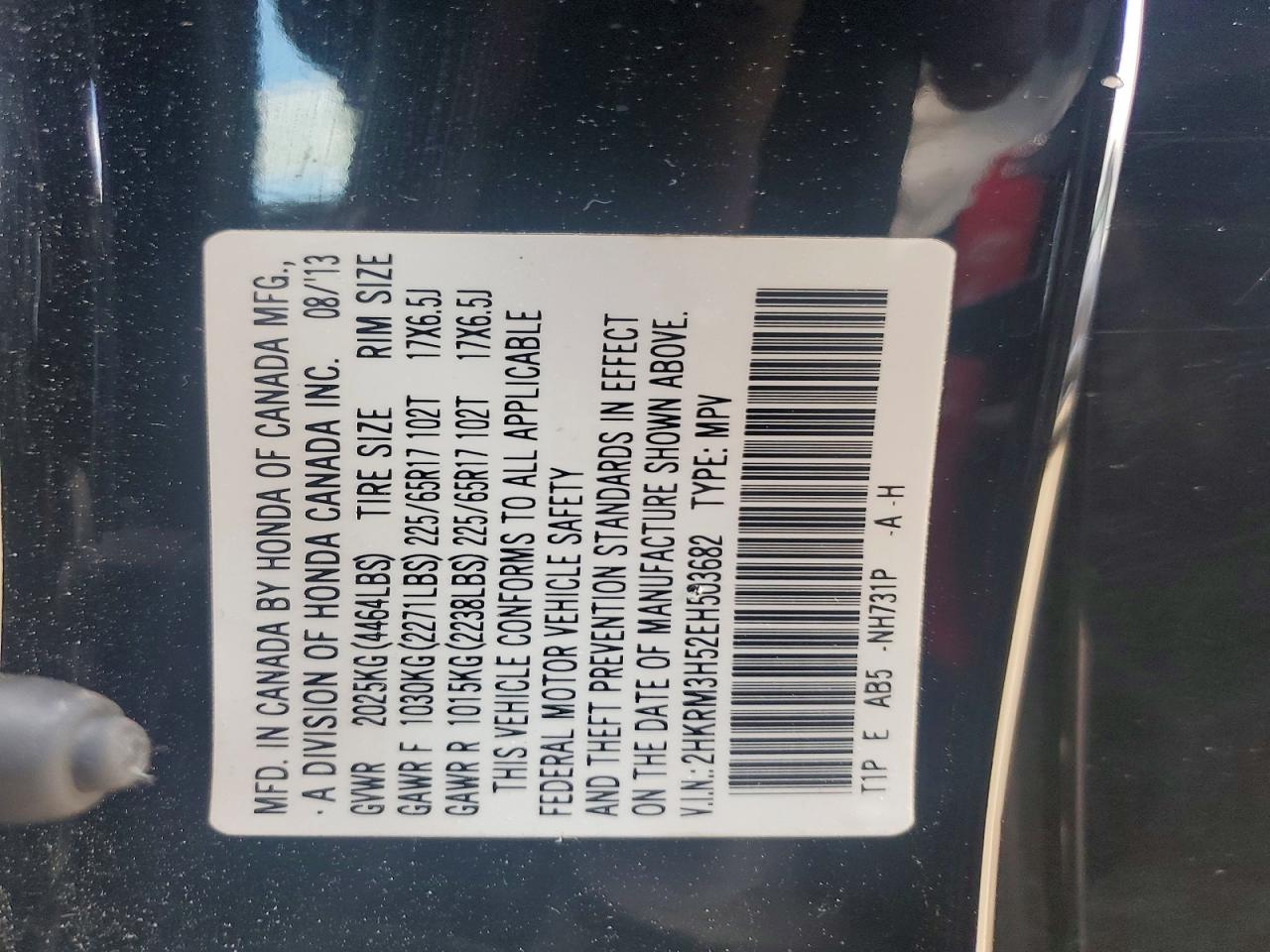 Honda Crv Ex