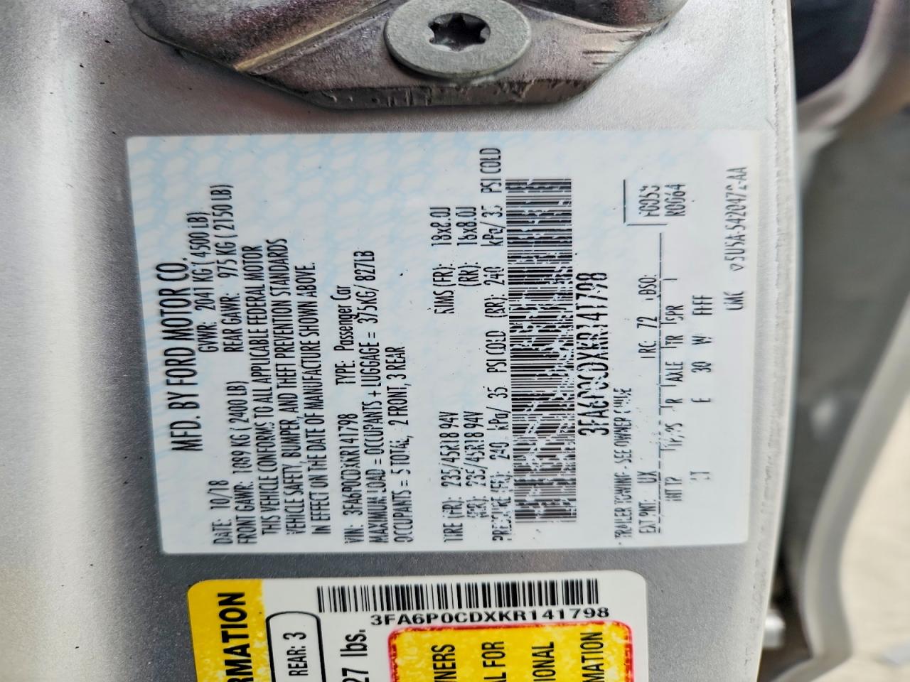 Ford Fusion Sel