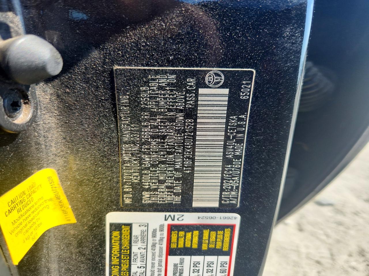 Toyota Camry Se