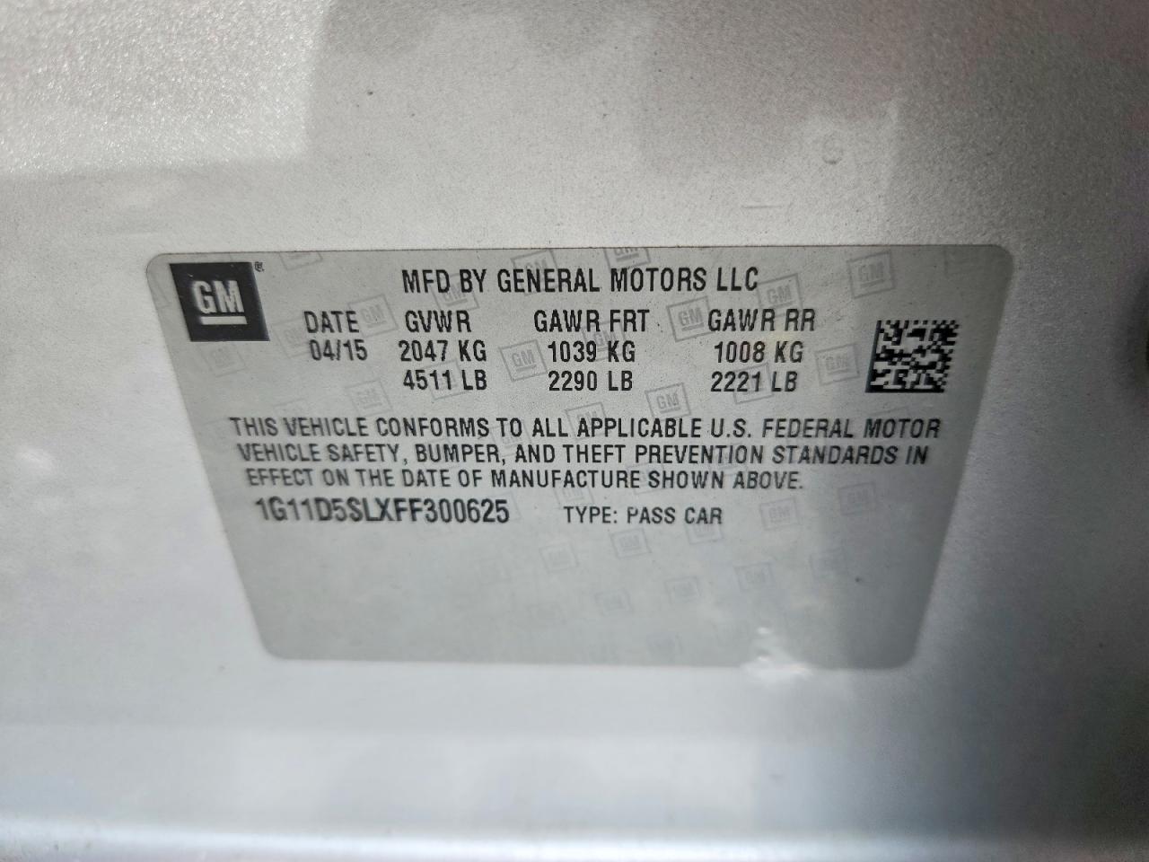 Chevrolet Malibu 2lt