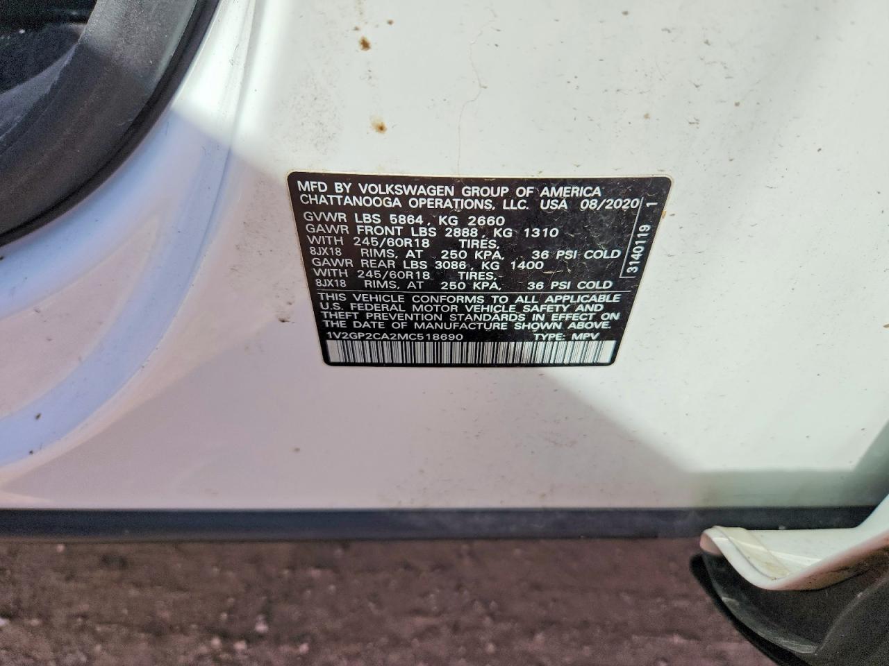 Volkswagen Atlas S