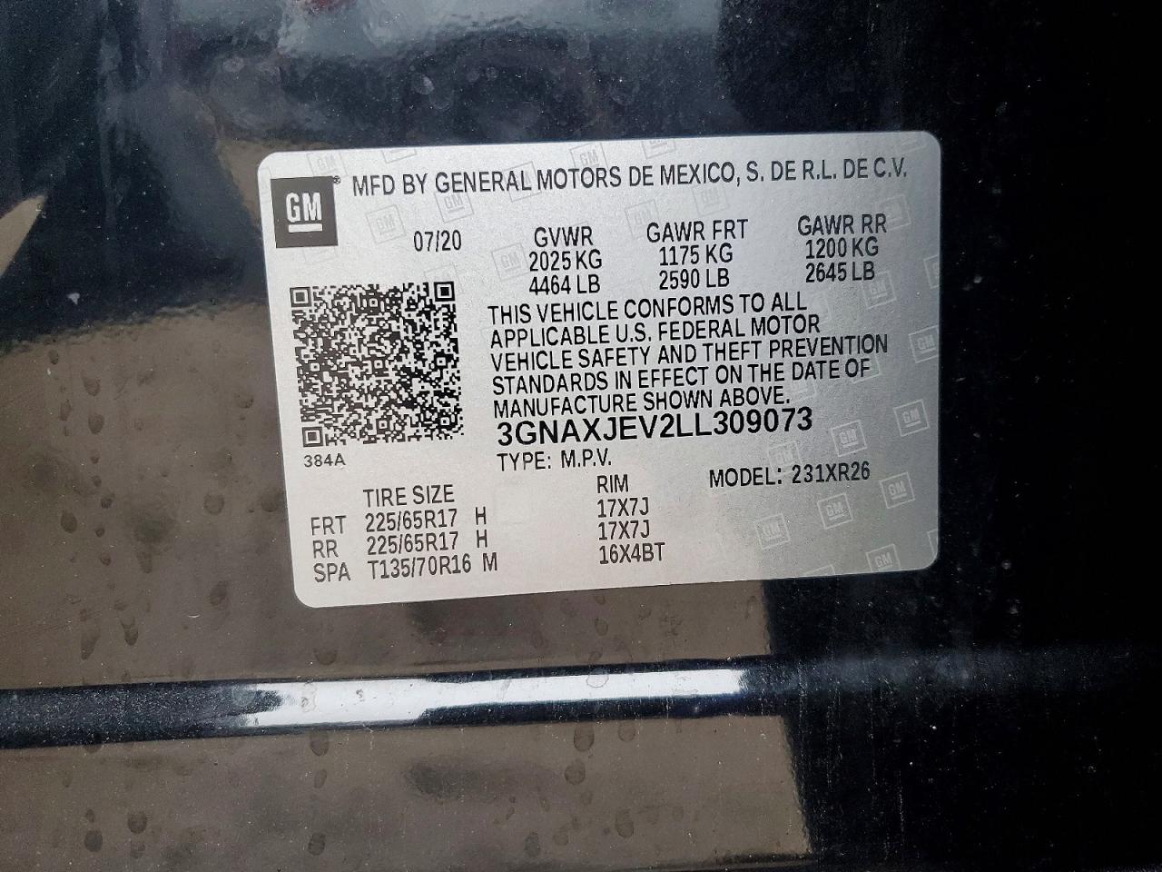 Chevrolet Equinox Lt