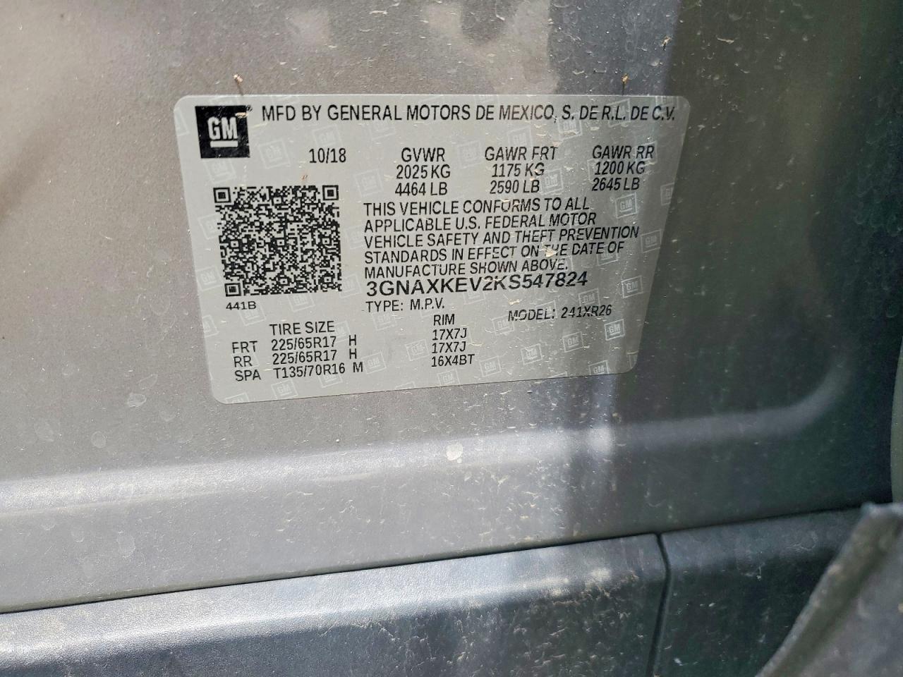 Chevrolet Equinox Lt