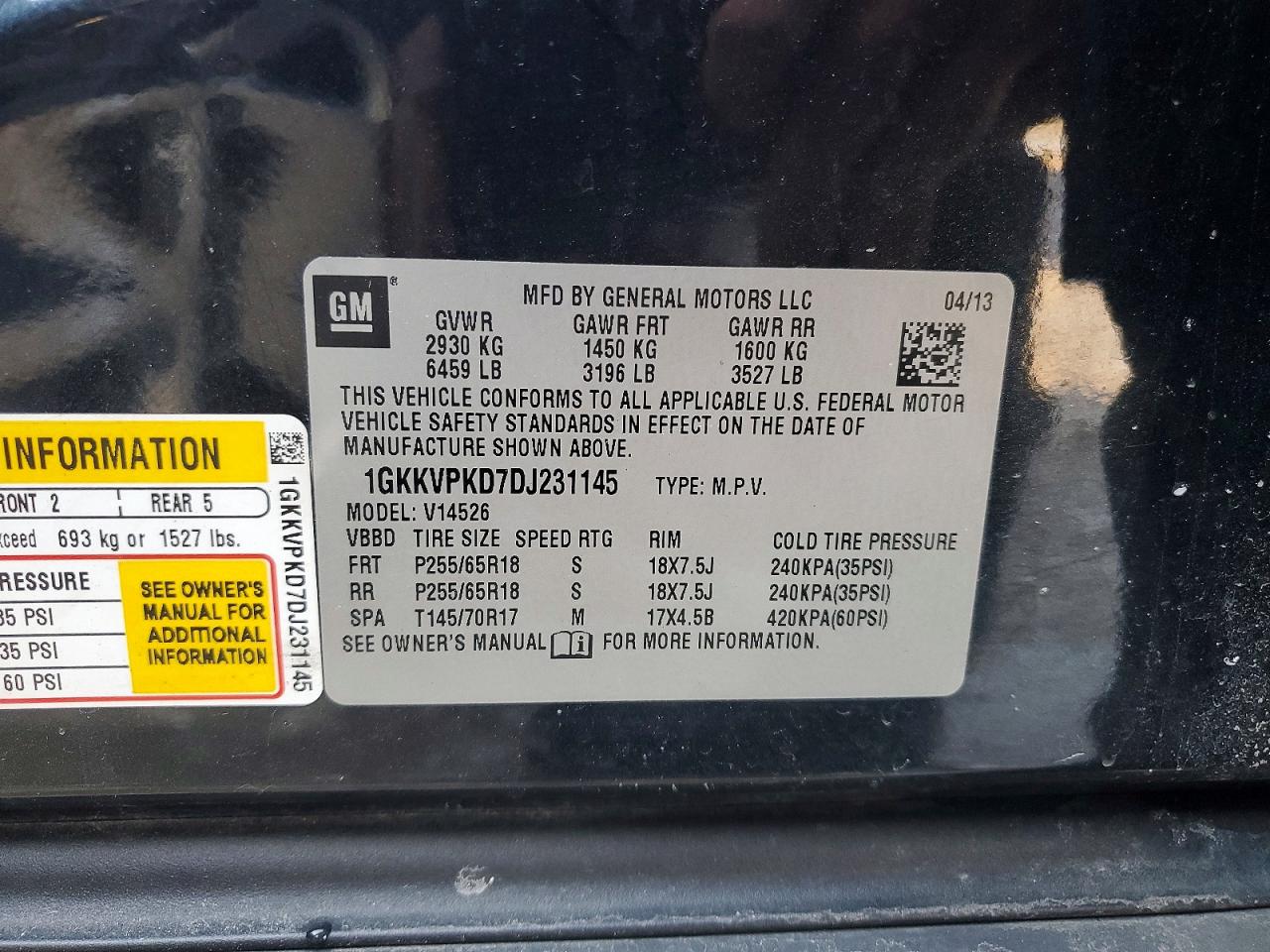 GMC Acadia Sle