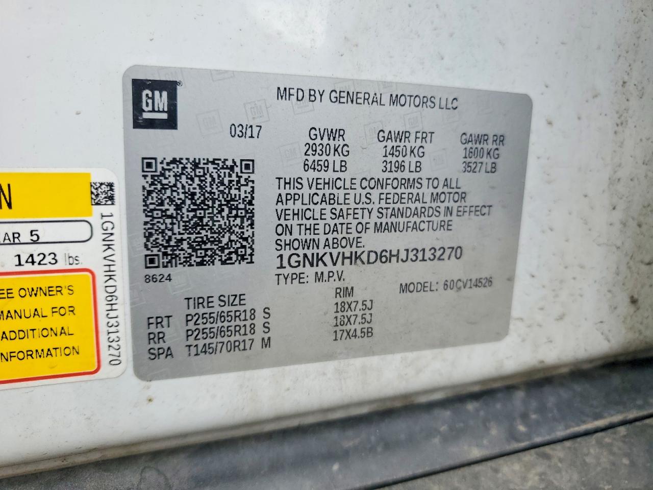Chevrolet Traverse Lt