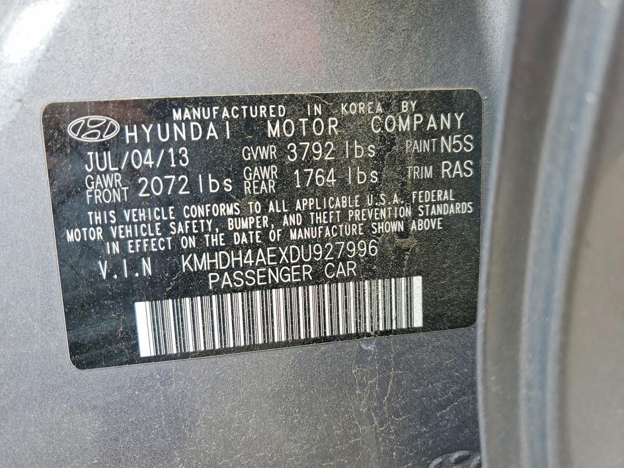 Hyundai ELANTRA Gls