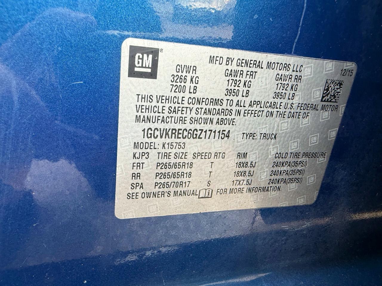 Chevrolet Silverado K1500 Lt