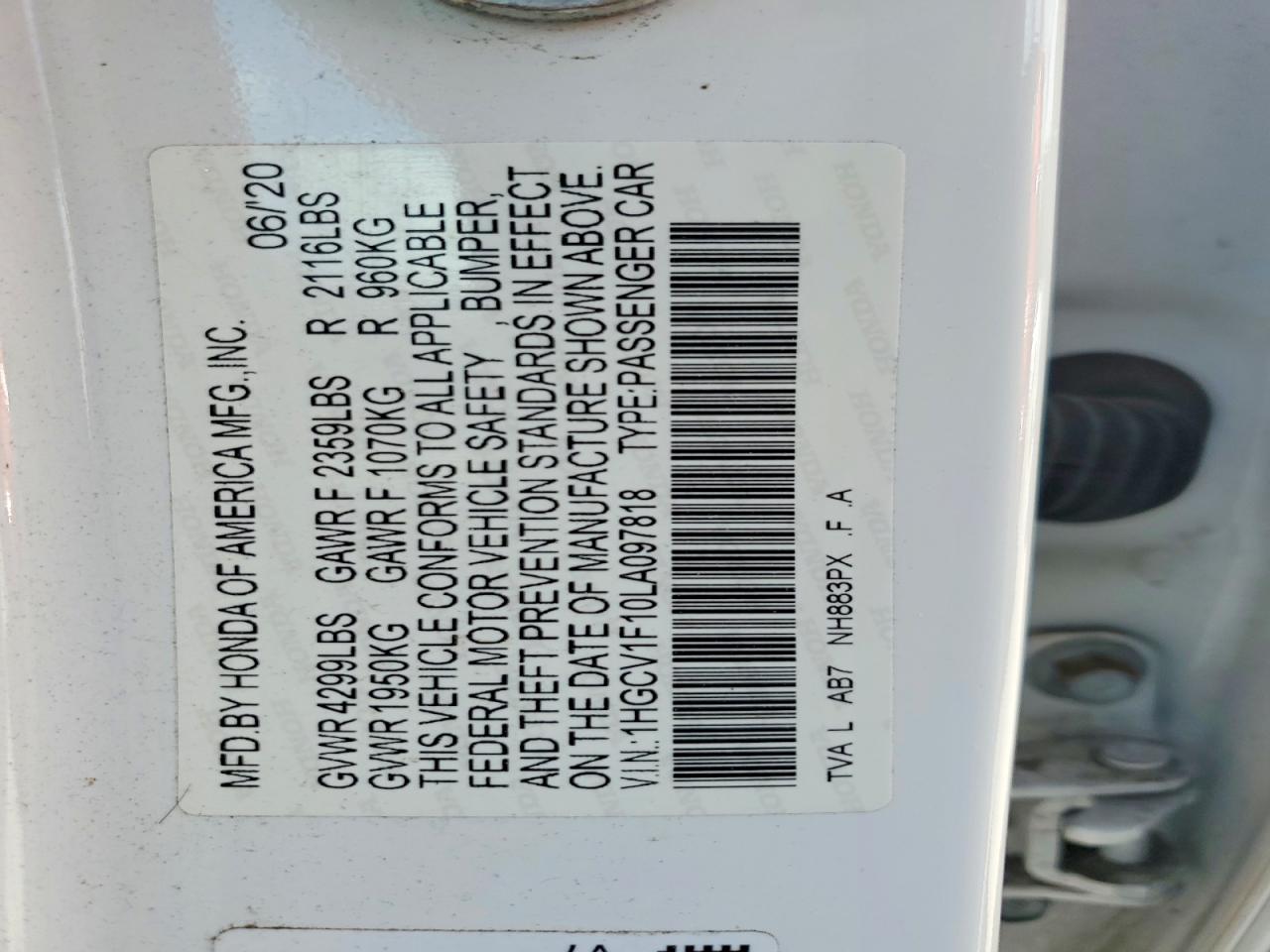 Honda Accord Lx