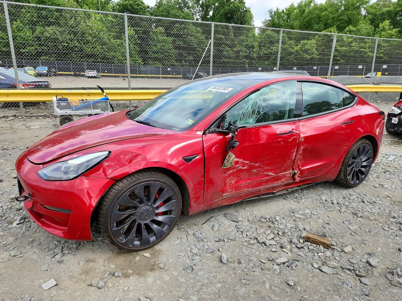 Salvage Tesla Model 3 Image